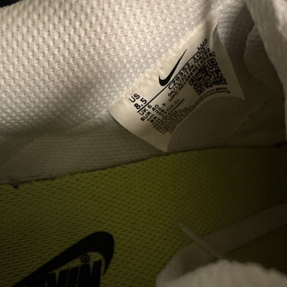 Nike Court Vision Low Trainers Multi Color Block Womens Size 8.5 US‎ White Teal - Picture 8 of 12